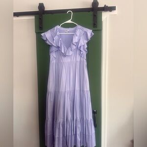 Beautiful Crosby Light blue or lavender maxi dress